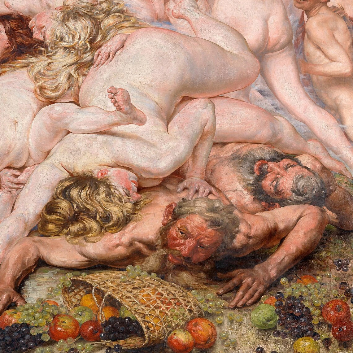 Ritorno dopo la vendemmia - Koninklijk Museum voor Schone Kunsten Antwerpen, dettaglio